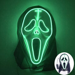 Uusi saapuva Halloween Mask Horror Venom LED Luminous Mask Cosplay puku meikki Prom Party hinta ja tiedot | Juhlakoristeet | hobbyhall.fi