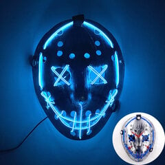 Uusi saapuva Halloween Mask Horror Venom LED Luminous Mask Cosplay puku meikki Prom Party hinta ja tiedot | Juhlakoristeet | hobbyhall.fi