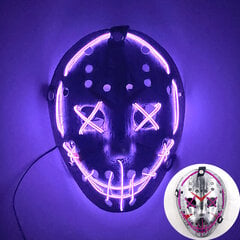 Uusi saapuva Halloween Mask Horror Venom LED Luminous Mask Cosplay puku meikki Prom Party hinta ja tiedot | Juhlakoristeet | hobbyhall.fi