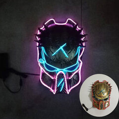 Uusi saapuva Halloween Mask Horror Venom LED Luminous Mask Cosplay puku meikki Prom Party hinta ja tiedot | Juhlakoristeet | hobbyhall.fi