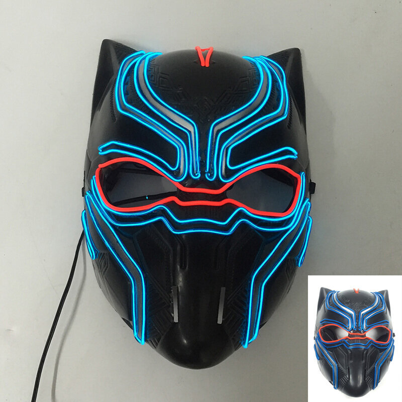 Uusi saapuva Halloween Mask Horror Venom LED Luminous Mask Cosplay puku meikki Prom Party hinta ja tiedot | Juhlakoristeet | hobbyhall.fi