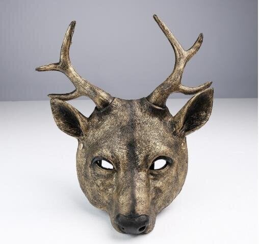 Cosplay Deer Mask 3D Eläinnaamari PU Vaahto Henkilökohtainen lahja Naisille Miehille Carnival Party Rave Club Roolileikkinaamarit hinta ja tiedot | Juhlakoristeet | hobbyhall.fi