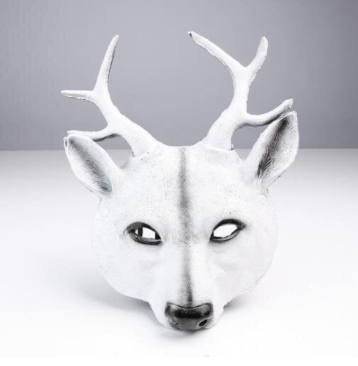 Cosplay Deer Mask 3D Eläinnaamari PU Vaahto Henkilökohtainen lahja Naisille Miehille Carnival Party Rave Club Roolileikkinaamarit hinta ja tiedot | Juhlakoristeet | hobbyhall.fi