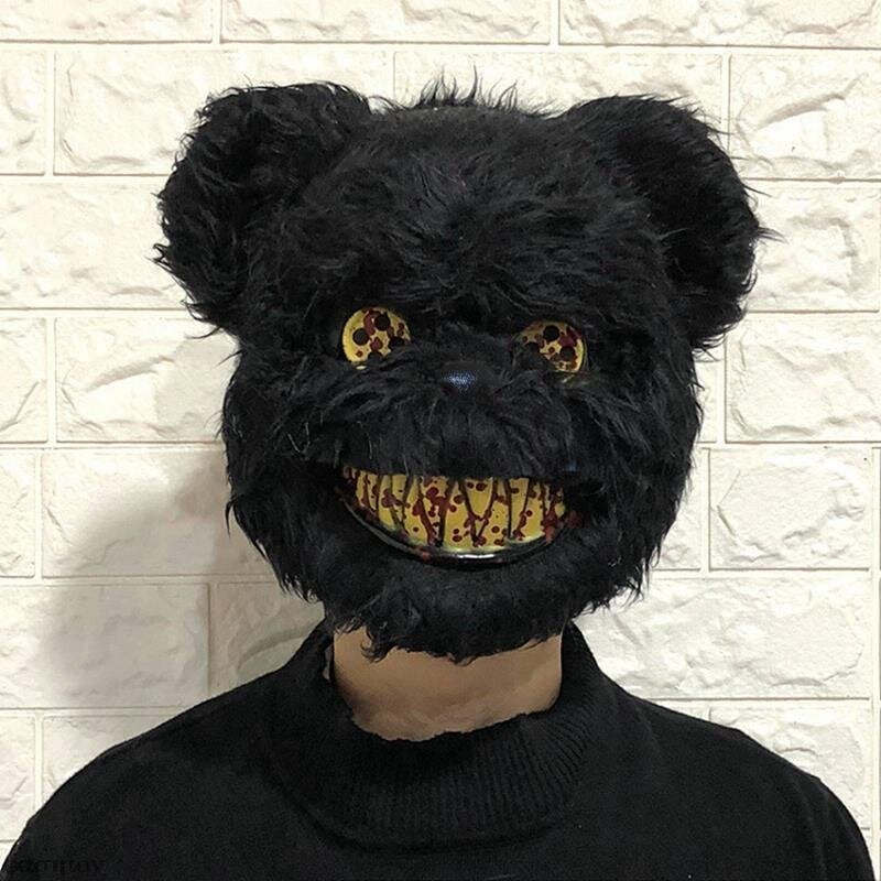 Rabbit Bear Cosplay Mask Holiday Party Pelottava päänsuojus Tanssi Halloween Kauhunaamiot Karnevaaliasu Päähineet Rekvisiitta Pehmo Naamio hinta ja tiedot | Juhlakoristeet | hobbyhall.fi