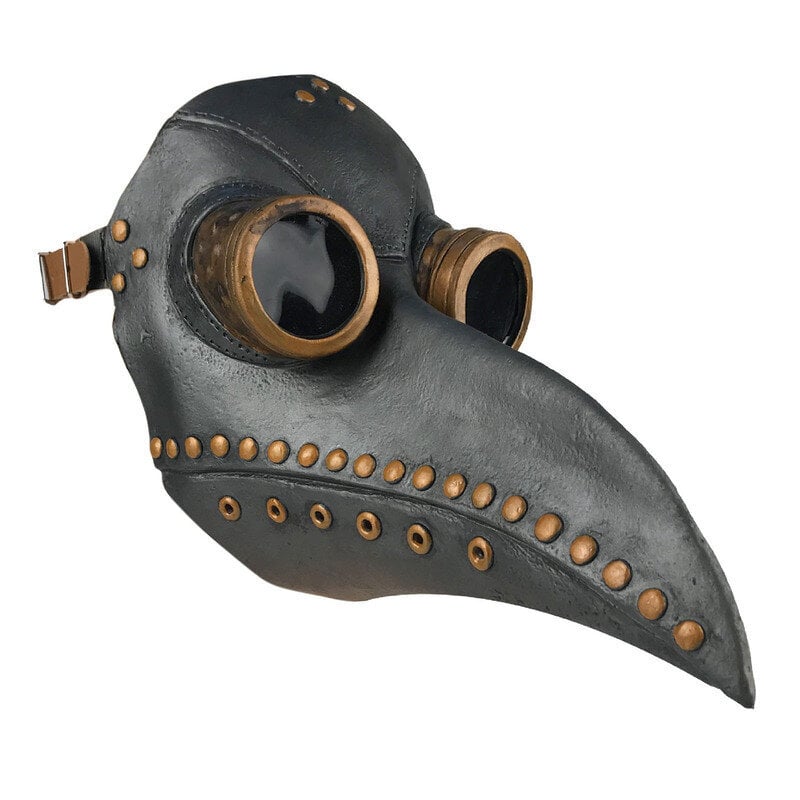 Hauska keskiaikainen Steampunk Plague Doctor Bird Mask Cosplay Pitkä nenä Halloween Masquerade Puku Rekvisiitta Lateksi-naamio hinta ja tiedot | Juhlakoristeet | hobbyhall.fi