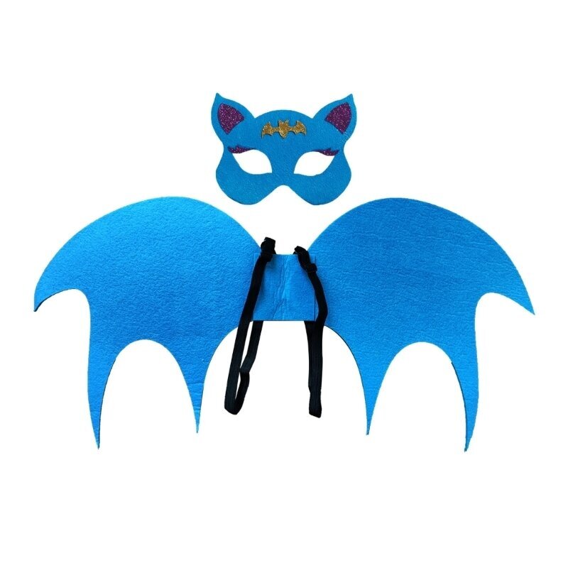 Bat Wing Bat-Mask Cosplay Halloween-asutarvikkeet Bat Wing säädettävillä joustohihnoilla lapsille pojille tytöille hinta ja tiedot | Juhlakoristeet | hobbyhall.fi