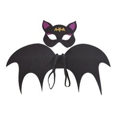 Bat Wing Bat-Mask Cosplay Halloween-asutarvikkeet Bat Wing säädettävillä joustohihnoilla lapsille pojille tytöille hinta ja tiedot | Juhlakoristeet | hobbyhall.fi