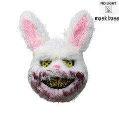 Uusi muotoilu Hehkuva Bloody Rabbit Mask Led Neon Cosplay Karhunaamio Halloween Kauhu Carnival Naamiaiset puku Sisustus Rekvisiitta hinta ja tiedot | Juhlakoristeet | hobbyhall.fi