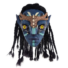 Avatar 2 Mask Na'vi Neytiri Cosplay The Way of Water Latex Kypärä Unisex aikuisten Halloween Juhlapuvut Rekvisiitta hinta ja tiedot | Juhlakoristeet | hobbyhall.fi