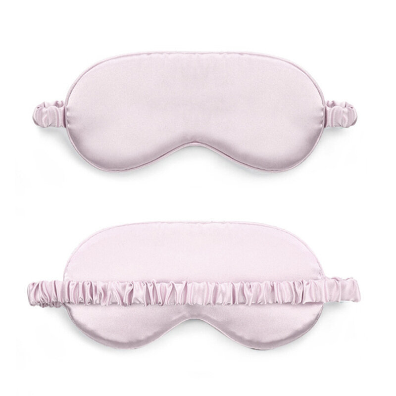 3D Natural Silk Sleep Mask Silmänaamarit Kannet Kannettava Matka Silmälappu Kaksipuolinen Varjostava Silmäsuoja Terveys Sleeping Silmänhoitotyökalut hinta ja tiedot | Yöasut ja pyjamat | hobbyhall.fi