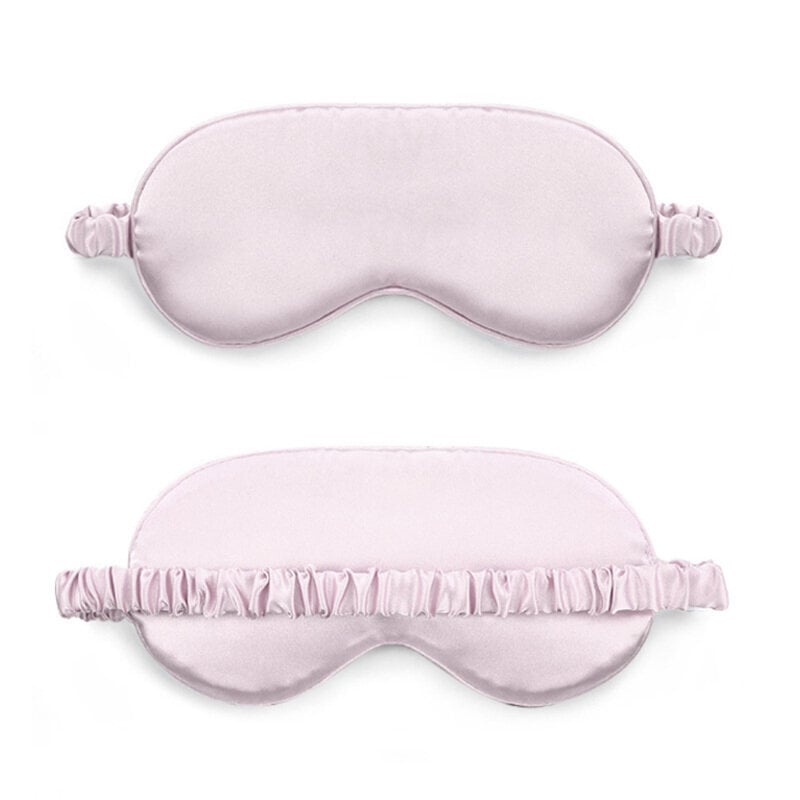 3D Natural Silk Sleep Mask Silmänaamarit Kannet Kannettava Matka Silmälappu Kaksipuolinen Varjostava Silmäsuoja Terveys Sleeping Silmänhoitotyökalut hinta ja tiedot | Juhlakoristeet | hobbyhall.fi