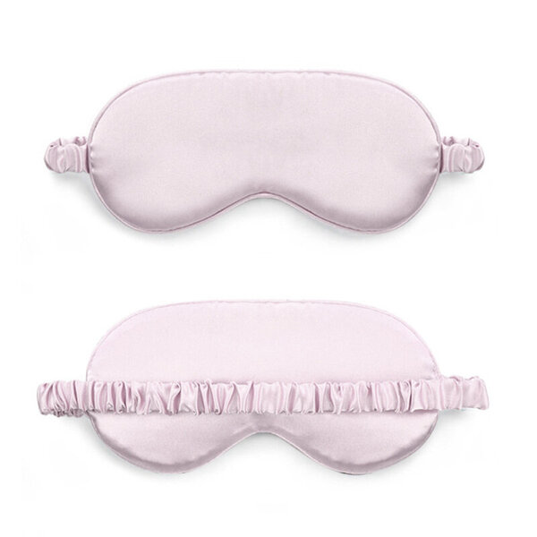 3D Natural Silk Sleep Mask Silmänaamarit Kannet Kannettava Matka Silmälappu Kaksipuolinen Varjostava Silmäsuoja Terveys Sleeping Silmänhoitotyökalut