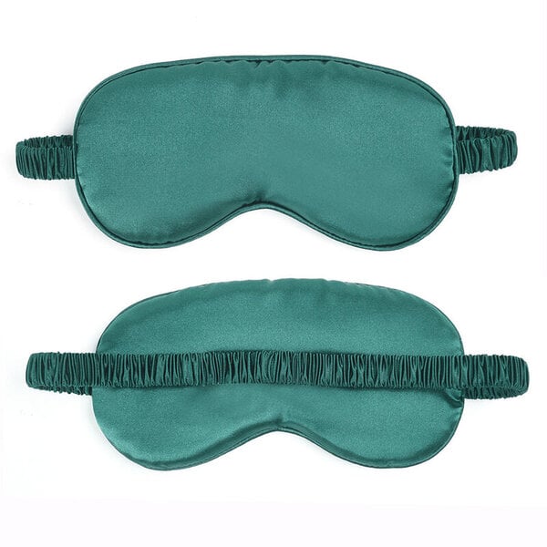 3D Natural Silk Sleep Mask Silmänaamarit Kannet Kannettava Matka Silmälappu Kaksipuolinen Varjostava Silmäsuoja Terveys Sleeping Silmänhoitotyökalut