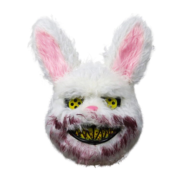 Halloween kauhukoristelu Cosplay Bloody Rabbit Bear Mask Carnival Party Puku päähineet Rekvisiitta hinta ja tiedot | Juhlakoristeet | hobbyhall.fi