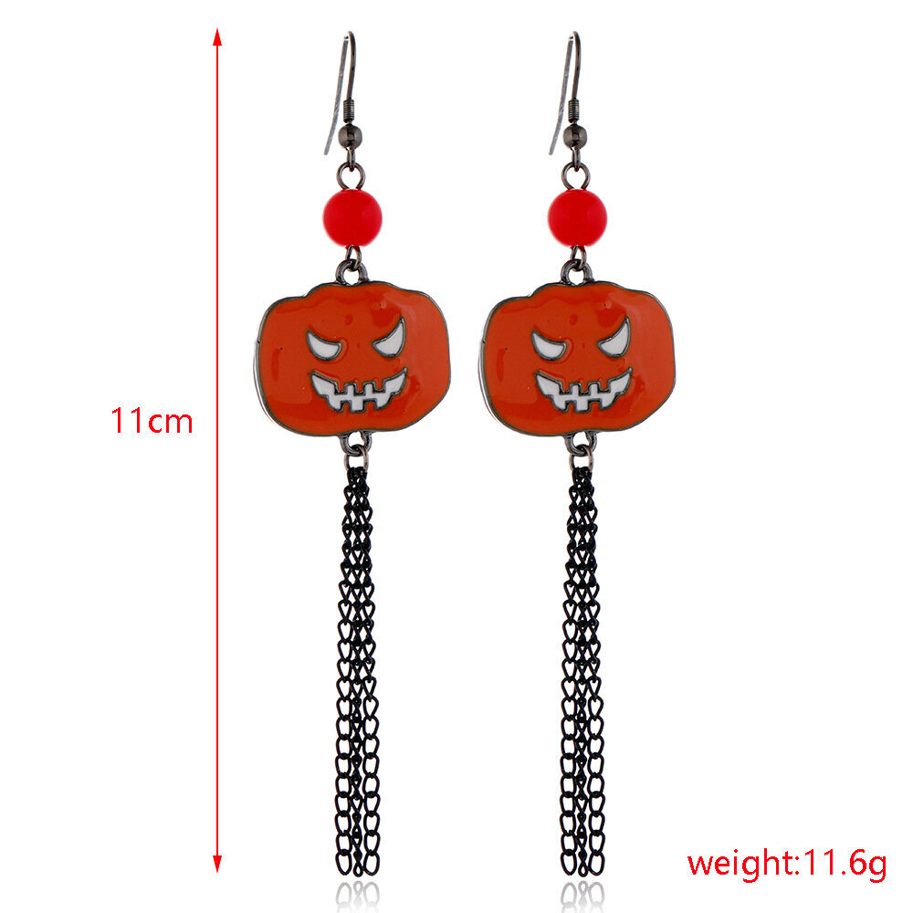 Halloween-sarjan korvakorut kauhu ja hauska persoonallisuus kallo hämähäkki kurpitsa metalliseos tippuva öljy korvakorut hinta ja tiedot | Korvakorut | hobbyhall.fi