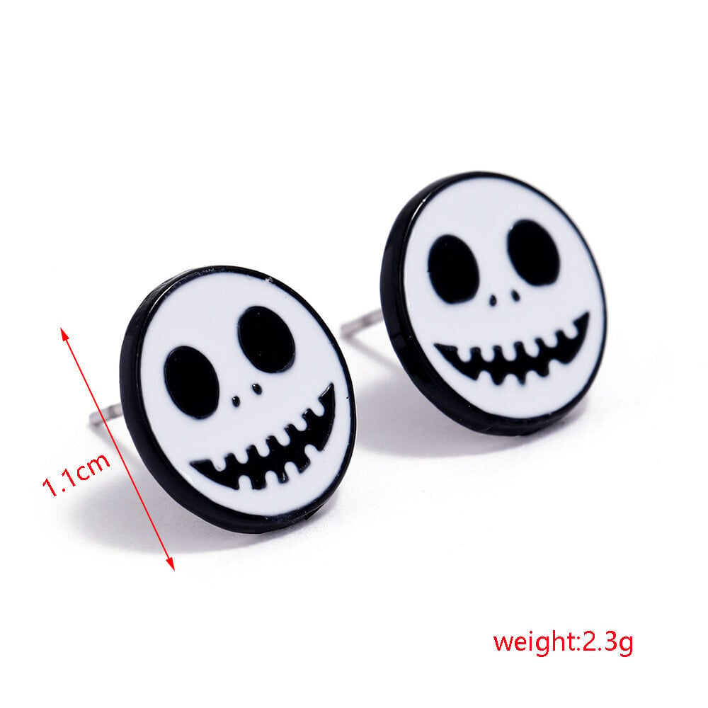 Halloween-sarjan korvakorut kauhu ja hauska persoonallisuus kallo hämähäkki kurpitsa metalliseos tippuva öljy korvakorut hinta ja tiedot | Korvakorut | hobbyhall.fi