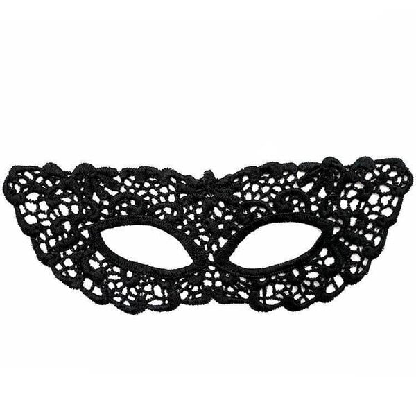 Lace Hollow Naamiaisnaamio Seksikäs Naisten Cosplay Prom Party Rekvisiitta Puku Halloween Cat Night Club Prinsessa Queen Blind Eye