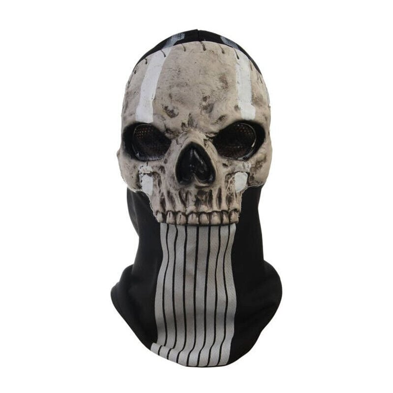 Peli Ghosts Skull Erikoisnaamio Cosplay-asu Latex-naamarit Huppupäähineet aikuisten Unisex Halloween -rekvisiittiin hinta ja tiedot | Juhlakoristeet | hobbyhall.fi