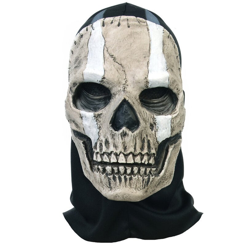 Peli Ghosts Skull Erikoisnaamio Cosplay-asu Latex-naamarit Huppupäähineet aikuisten Unisex Halloween -rekvisiittiin hinta ja tiedot | Juhlakoristeet | hobbyhall.fi