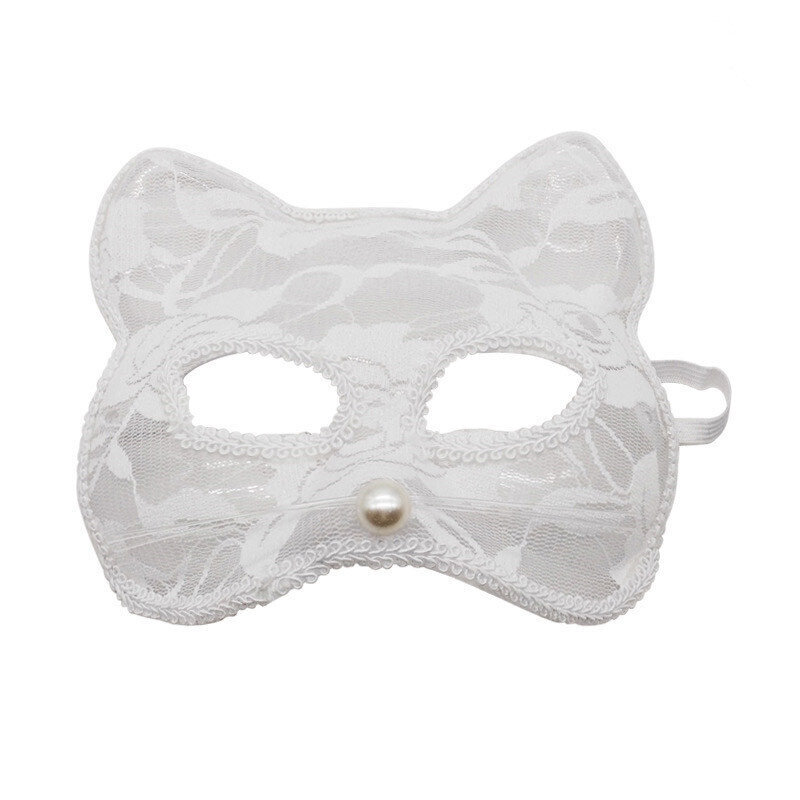 Halloween Cosplay Fox Mask Pitsi Seksikäs silmänaamari Eläinnaamari Puolikasvoinen Eroottinen Pitsi Kissanaamio Naisten Seksilelut Parille Kalmaripeli hinta ja tiedot | Juhlakoristeet | hobbyhall.fi