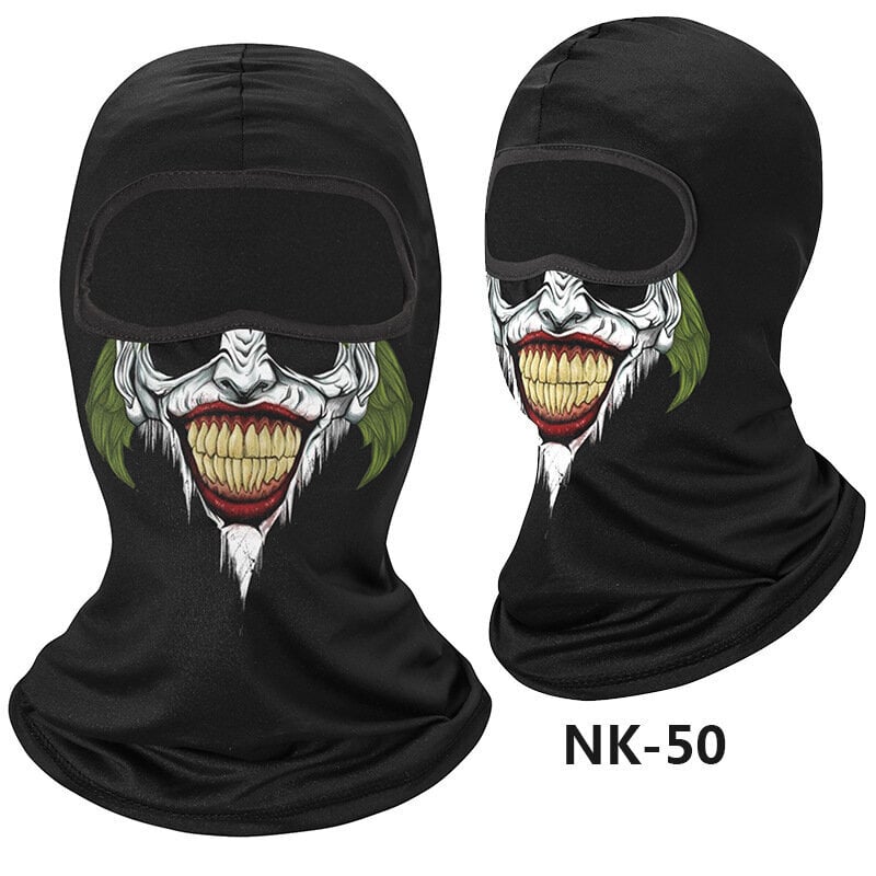 Skull Miesten Balaclava Naamio Pyöräilyhattu Aurinkovoide Kasvonsuoja Moottoripyörä Polkupyörän Päähineet Koko kasvot Bandana Hengittävä Tuulenpitävä Lippalakki hinta ja tiedot | Juhlakoristeet | hobbyhall.fi