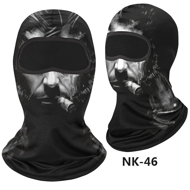 Skull Miesten Balaclava Naamio Pyöräilyhattu Aurinkovoide Kasvonsuoja Moottoripyörä Polkupyörän Päähineet Koko kasvot Bandana Hengittävä Tuulenpitävä Lippalakki hinta ja tiedot | Juhlakoristeet | hobbyhall.fi