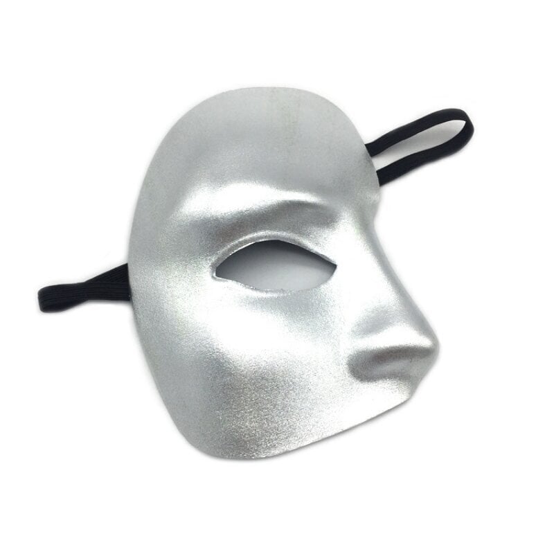 Puolikasvoinen yksisilmäinen naamio Naamio Kulta Hopea Musta Masquerade Party Dance Sexy Lady Halloween Half Face Mask Decoration hinta ja tiedot | Juhlakoristeet | hobbyhall.fi