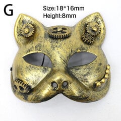 Steampunk-naamio Phantom Masquerade Cosplay Ball Face Naiset Miesten Punk-asu Halloween-juhla-asu Rekvisiitta Koristele Asuste hinta ja tiedot | Juhlakoristeet | hobbyhall.fi