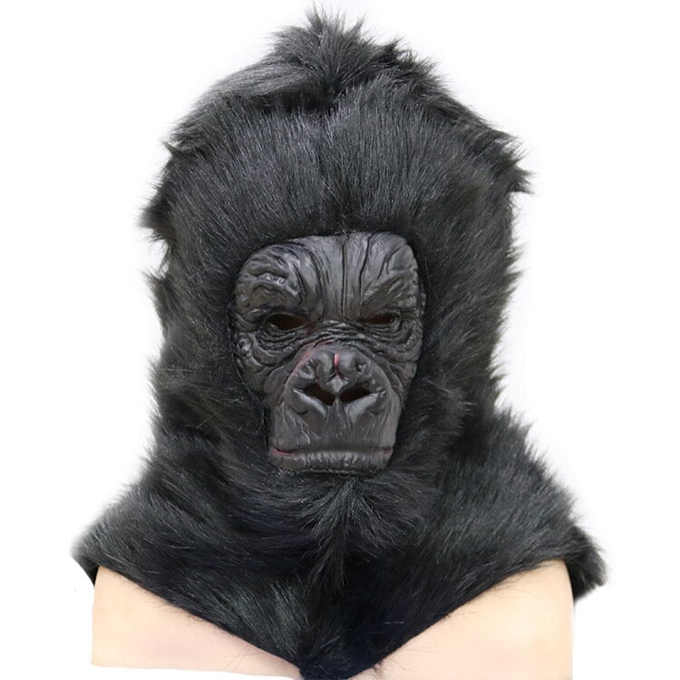 Halloween-simpanssinaamio Orangutan Party Cosplay Props Terror Funny Masks hinta ja tiedot | Juhlakoristeet | hobbyhall.fi