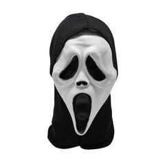 Halloween-elokuva Scream Mask Ghost Face Kuolema Ghost Roolileikki Aikuisten vaatteet Tarvikkeet Rekvisiitta hinta ja tiedot | Juhlakoristeet | hobbyhall.fi