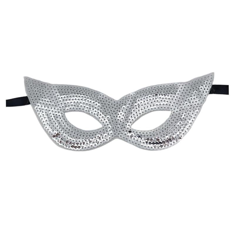 Glitter Masquerade Eye Mask Sequin Party Mask Half Cover Fancy Mekko Carnival Prom hinta ja tiedot | Juhlakoristeet | hobbyhall.fi