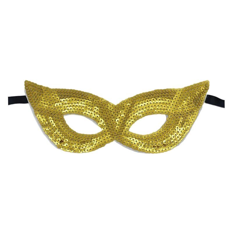 Glitter Masquerade Eye Mask Sequin Party Mask Half Cover Fancy Mekko Carnival Prom hinta ja tiedot | Juhlakoristeet | hobbyhall.fi