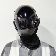 Henkilökohtainen musta Cyberpunk Mask Cosplay Mekaaninen Sci-fi Gear Cyberpunk Kypärä Mekaaninen hinta ja tiedot | Juhlakoristeet | hobbyhall.fi