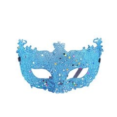 1 kpl Shiny Masquerade Tiara Halloween Sexy Eye Half Face Mask naisille Miesten Fancy Mekko Karnevaali Mekko Puku Juhlatarvikkeet hinta ja tiedot | Juhlakoristeet | hobbyhall.fi