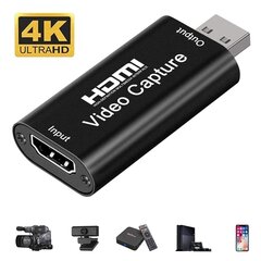 Videokaappauskortti 1080P 30 fps USB2.0 kaappaus streaming media videokaappauskortti videotallennus suora lähetys hinta ja tiedot | TV- ja FM-vastaanottimet, videokaappauskortit | hobbyhall.fi