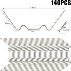 100 kpl kasvihuoneklipsi, hopea, 5,5*1cm hinta ja tiedot | Puutarhatyökalut | hobbyhall.fi