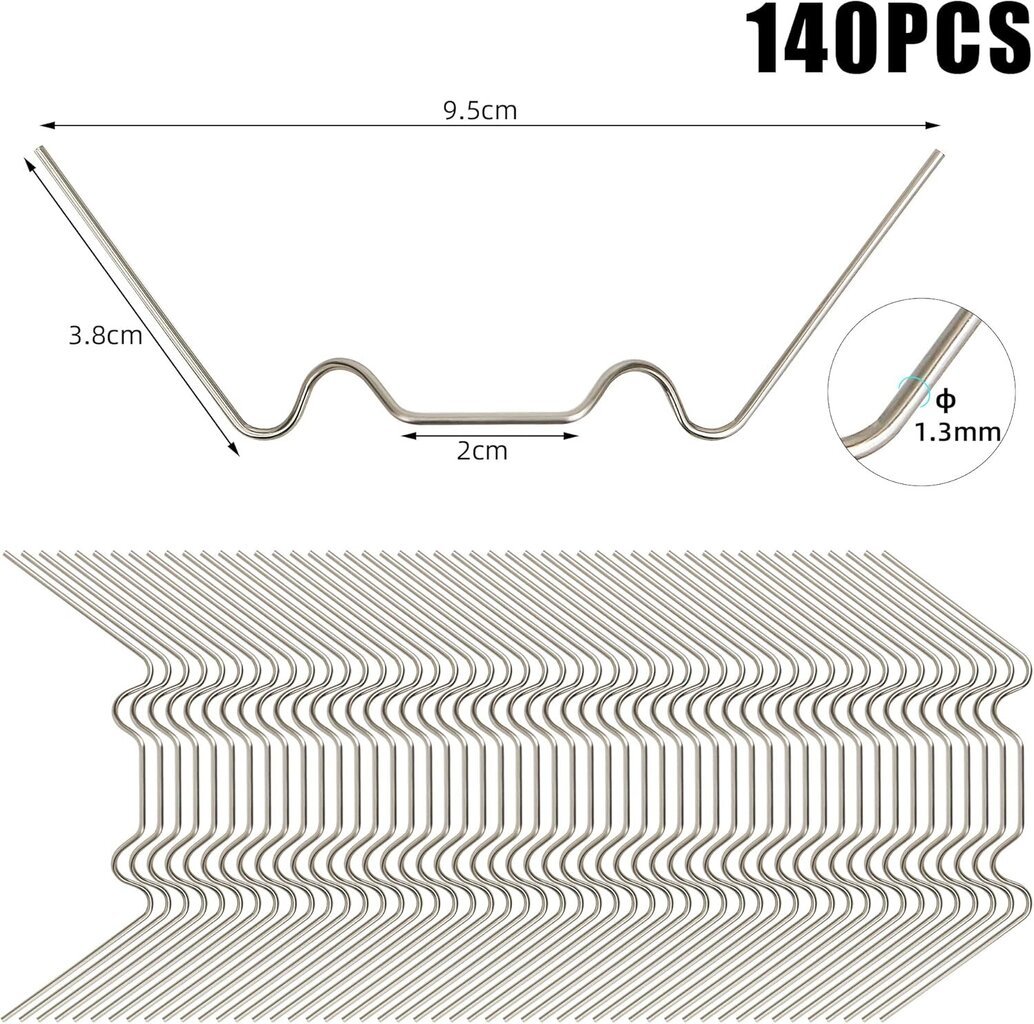 100 kpl kasvihuoneklipsi, hopea, 5,5*1cm hinta ja tiedot | Puutarhatyökalut | hobbyhall.fi