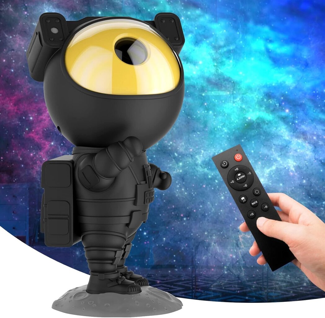 Astronaut Star projektori LED Galaxy Nebula Light Lasten yövalo ajastinkaukosäätimellä hinta ja tiedot | Projektorit | hobbyhall.fi