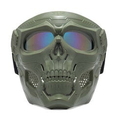 Skull Horror Helmet Mask Off road moottoripyörälasit urheilu ratsastus Harley suojalasit maski moottoripyörä ratsastuslasit taktinen kypärä hinta ja tiedot | Juhlakoristeet | hobbyhall.fi