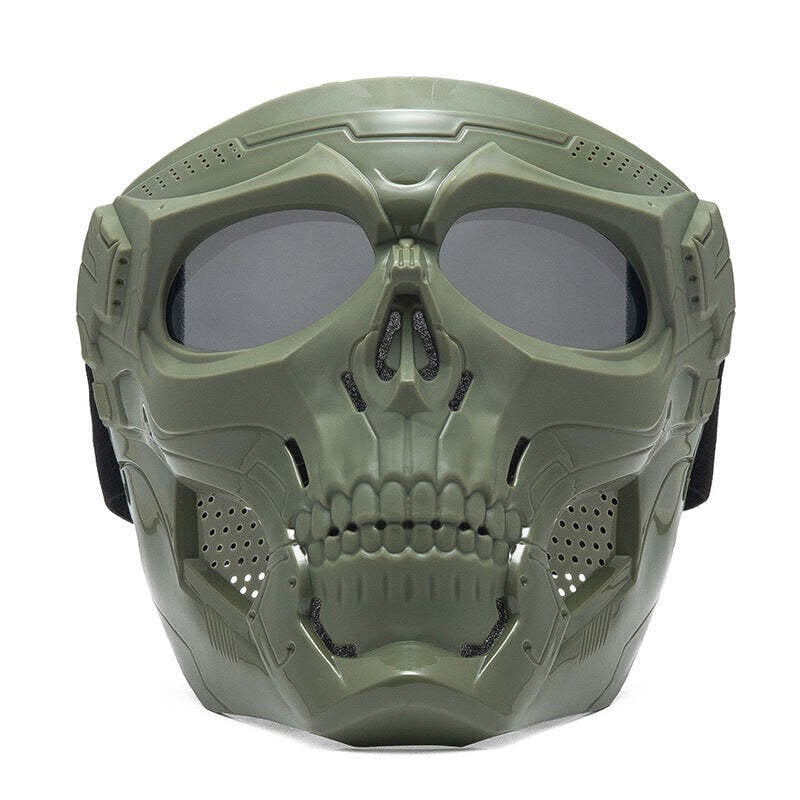 Skull Horror Helmet Mask Off road moottoripyörälasit urheilu ratsastus Harley suojalasit maski moottoripyörä ratsastuslasit taktinen kypärä hinta ja tiedot | Juhlakoristeet | hobbyhall.fi