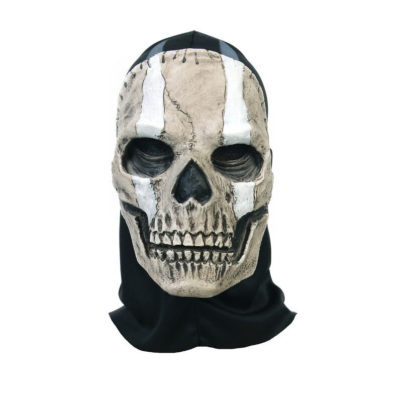 Unisex Horror Ghost Skull Mask haamu Call of Duty Latex Päähineet Kypärä Cosplay Suorita Juhla Naamio Rekvisiitta Halloween Cosplay hinta ja tiedot | Juhlakoristeet | hobbyhall.fi