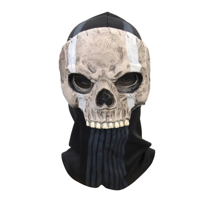 Unisex Horror Ghost Skull Mask haamu Call of Duty Latex Päähineet Kypärä Cosplay Suorita Juhla Naamio Rekvisiitta Halloween Cosplay hinta ja tiedot | Juhlakoristeet | hobbyhall.fi