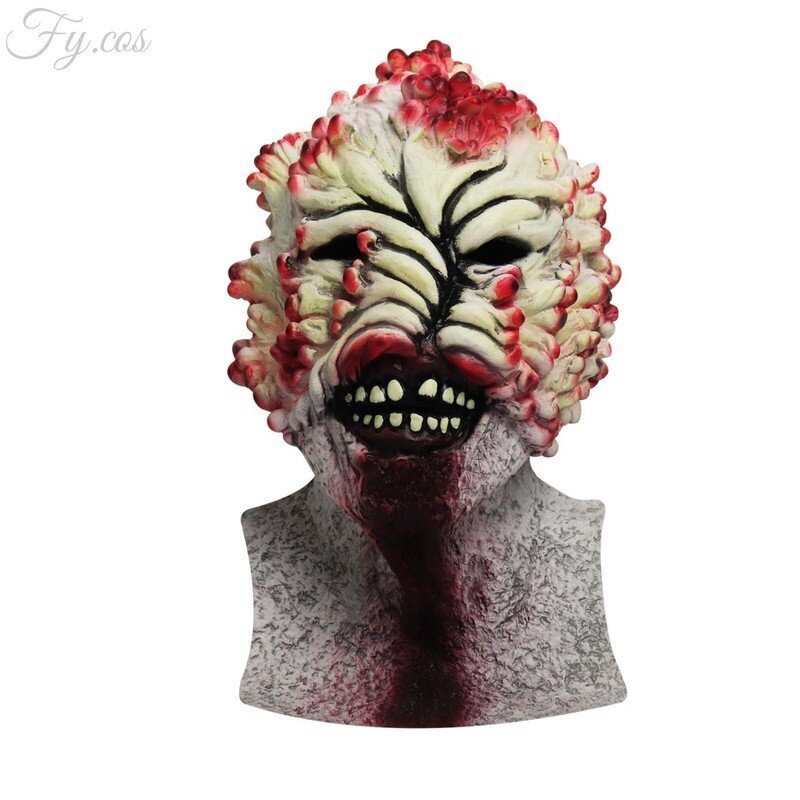 Ghostface Mask Cosplay Kauhuelokuva Killer kammottava Demon Devil Latex Ripsiväri Last Man Alive Halloween Rave -asu aikuisille hinta ja tiedot | Juhlakoristeet | hobbyhall.fi