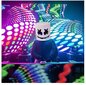 Marshmallow DJ Led Light Mask, Halloween Cosplay Mask hinta ja tiedot | Juhlakoristeet | hobbyhall.fi