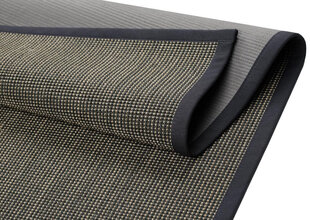 Narma Livos -sisalWeave™ sileäksi kudottu matto, musta/ruskea, 80 x 160 cm hinta ja tiedot | Isot matot | hobbyhall.fi