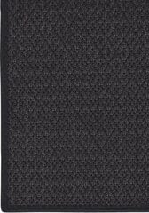 Narma Bello -flatWeave™ sileäksi kudottu matto, musta, 80 x 200 cm hinta ja tiedot | Isot matot | hobbyhall.fi
