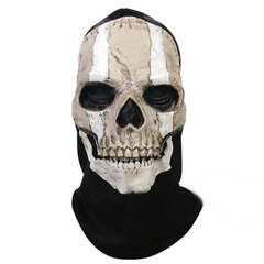 Unisex Horror Skull Mask Ghost Call of Duty Latex Päähineet Kypärä Cosplay Suorita Party Naamiais Rekvisiitta Halloween hinta ja tiedot | Juhlakoristeet | hobbyhall.fi