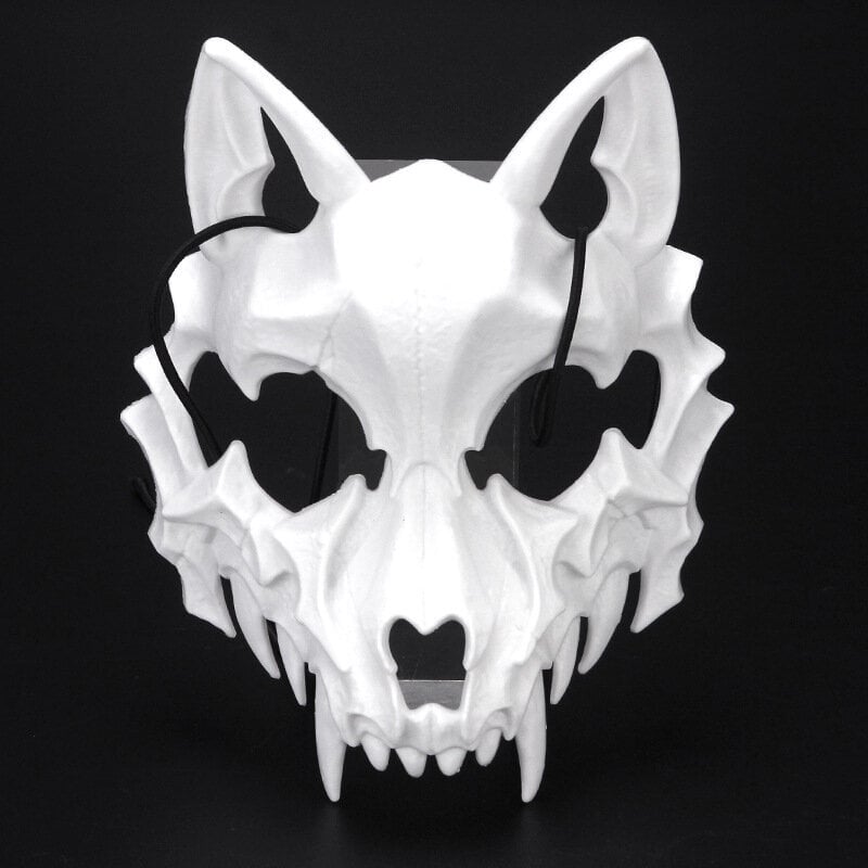 Halloween Skull Party Mask Anime Dragon God Skeleton Half Face Masks Luu Kallo Eläimet Naamio Cosplay Dance Prom -asun rekvisiitta hinta ja tiedot | Juhlakoristeet | hobbyhall.fi