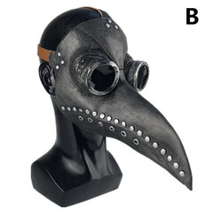 Halloween Plague Doctor Bird Mask Pitkä nenänokka Cosplay Steampunk Pelottava lateksinaamio Halloween-asun rekvisiitta Juhlasuositukset hinta ja tiedot | Juhlakoristeet | hobbyhall.fi