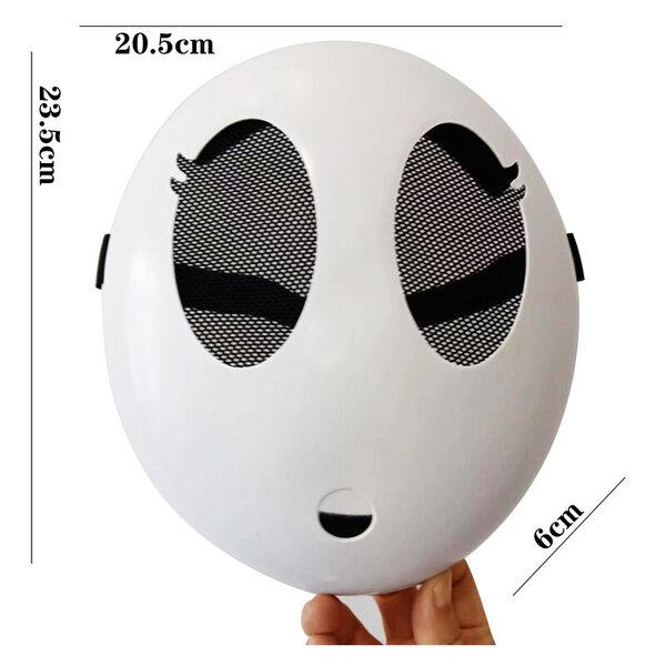 Halloween Shy Guy Mask Pelit ja elokuvat lapsille Roolileikit Rekvisiitta Tarvikkeet Xcoser Mario Series